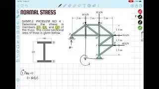Normal Stress: Additional Sample Problem No 1