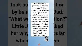 The FUNNIEST Grammar Question Ever Asked in Class