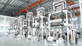 Plastic blown film line in Myanmar