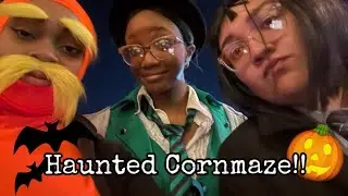 We went to the Haunted Corn Maze!!! 🌽