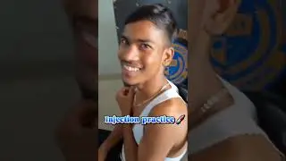 injection practice 💉#viralvideo #medicalcollege#trendingshorts #medicalstudent #doctor#reels #video
