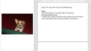 Lecture for Wednesday, April 29 Ethics Part 2