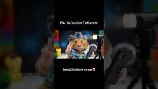 #hamster #genz #influencer #aivideo #contentcreator #pov #genzstyle