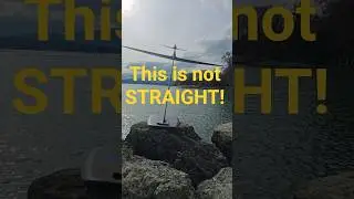 What happen if your foil mast is not straight ?