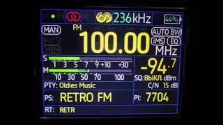 [Local] 100.0 Ретро FM, г.Балаково (100 Вт),dist 20 km(п.Терса). Ant telescopic/tef6686. 18.07.25 г.
