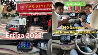Ertiga got Installed Hypersonic 360 Camera📸 | Ertiga Vxi Modify in Hyderabad | Best 360 Car Camera