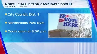 North Charleston council candidate forum happening Tuesday