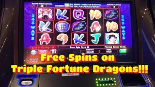 Free Spins on Triple Fortune Dragons!!