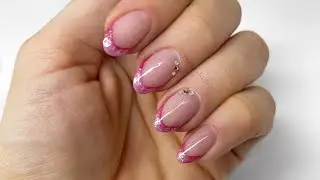 French inverso acrigel + nail art