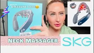 SKG Foldable Neck Massager PR unboxing , we got DISCOUNT CODE !!!#amazon #amazonfinds