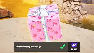 Collect Birthday Presents - Fortnite Birthday Quests