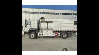 Grease oil refill tank truck