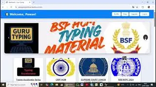 BSF HCM TYPING MATERIAL || DELHI POLICE HCM TYPING || GURU TYPING PAR TYPING KAISE KARE ❤️❤️