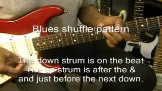 Funky Texas Blues Shuffle Guitar Strumming Tutorial FunkGuitarGuru
