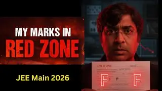 MY JEE MAIN MARKS in RED ZONE | JEE MAIN 2026 | GB Sir
