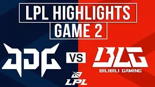 JDG vs BLG Highlights Game 2 | LPL 2025 Split 3 Playoffs | JD Gaming vs Bilibili Gaming