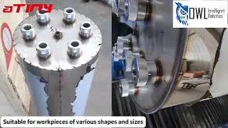 ATINY Tracker cooperates with YASKAWA Robot to weld pipelines