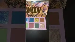 Komodo Palette and swatches by Klarity Kosmetics