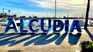 Port de Alcudia 💙 Mallorca Traum 🇪🇸 Rundgang 💙 Strand & Promenade 🏖️ Wetter ☀️ bis 20° 😎