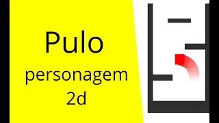 Criando um jogo simples - Implementando o pulo do personagem - Unity Tutorial