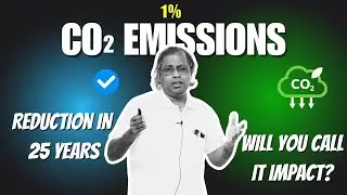 1% CO2 emissions reduction in 25 years, Will you call it IMPACT? Narasimhan Santhanam @ CLIMAFIX 24
