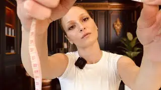 (ASMR) Measuring Your Face - Up Close & Personal Attention