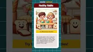 Whole-Grain Snacks for Strong Bodies! | GraphicCompiler | #Shorts #HealthySnacks #wholegrains