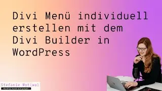 Divi Men&uuml; individuell erstellen mit dem Divi Builder in WordPress