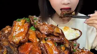 EATING CHINES FOOD | Home Cooked Meal - The ribs sweet and sour spare ribs