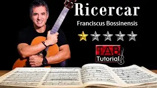 Ricercar by Bossinensis | Fingerstyle Guitar Tutorial + Sheet & Tab