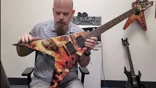 Emg install in my Dean Dave Mustaine Endgame guitar. Final video. Works great.