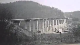 US 40  demolished 1946 bridge resurfaces Yough Lake Pa