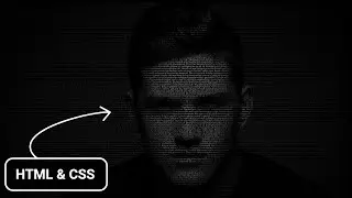 Faire un Effet Texte sur un Portrait | HTML & CSS Facile