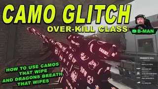 BMAN: WARZONE CAMO GLITCH: how to use camos that wipe in warzone, HOW TO USE MW DRAGONS BREATH