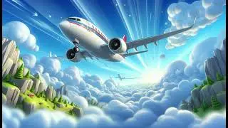 The Airplane Flying Overhead ✈️ A Sky-High Adventure