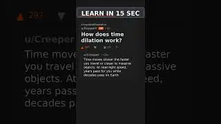 How does time dilation work? #timetravel