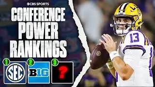 College Football Conference Power Rankings: SEC & Big Ten secure tops spots, ACC or Big 12 next? 👀