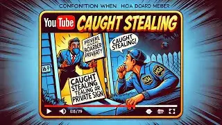 FULL VERSION: Confrontation When HOA Board Member Is Caught Stealing A Private Sign