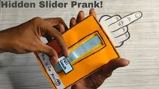 DIY Prank Card with Hidden Middle Finger Slider | Funny Card Craft Tutorial