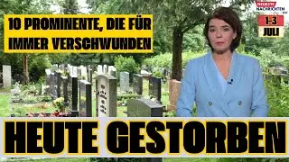In Gedenken 10 deutsche Promis, die im Juni 2025 starben | #ProminenteGestorben