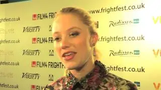 Maika Monroe - The Guest - Film 4 FrightFest UK Premiere Interviews