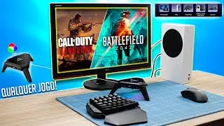 NUNCA FOI TÃO FÁCIL jogar com MOUSE E TECLADO EM QUALQUER CONSOLE! - ADAPTADOR AIMZENIX MONSTER