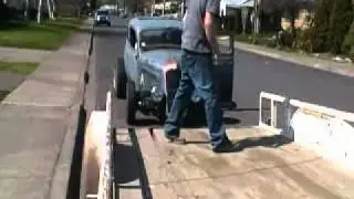 TURN IT UP!!!!!!!!CRUSTY PICKS UP DA RAT TODAY-1935 plymouth