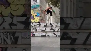 Nollie Double Heelflip down Macba Blocks - Nacho Lima