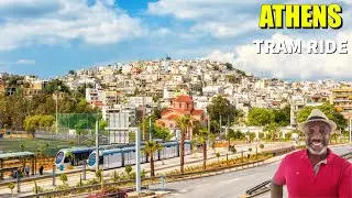 Athens Tram Journey - Taking A Scenic Coastal Ride On The T7 Tram