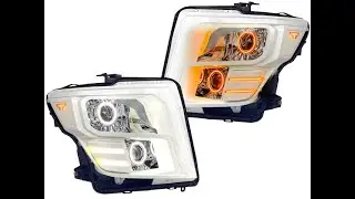 2017-2020 Nissan Titan XD Custom Hid Retrofit Kit Headlights