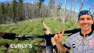 🐒 An Evening Descent of Curly's Trail In Ketchum Idaho 2022