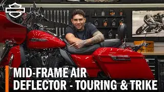 Harley-Davidson Mid-Frame Air Deflectors for Touring & Trike Models Overview