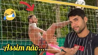 Quando o futv&ocirc;lei decide pregar uma pe&ccedil;a nos seus atletas 🤫😅