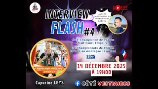 Côté Vestiaires - Interview Flash #4 - Capucine LEYS & Jérémy POILLET